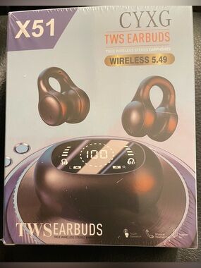 X51 Wireless TWS Earbuds - Black